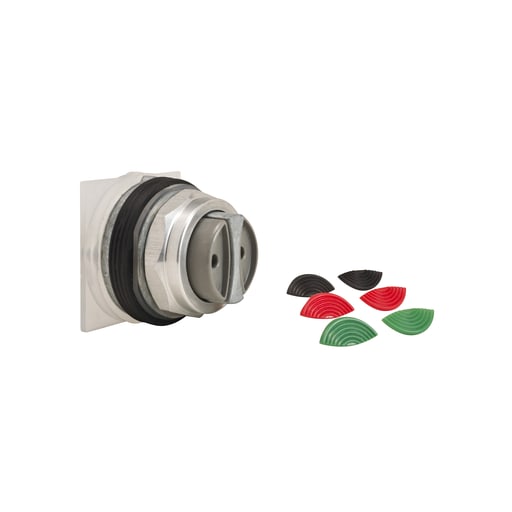 Square-D / Schneider - Square D 9001KR7U 30 mm Universal Color Metal Bezel Momentary Round Non-Illuminated Push Button Operator