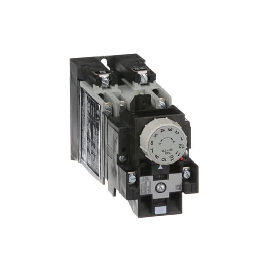 Square-D / Schneider - Square D 8501XO40XTE1V02 110/120 VAC 10/5 Amp 1NO 1NC Panel Mount AC Operated Industrial Timing Relay