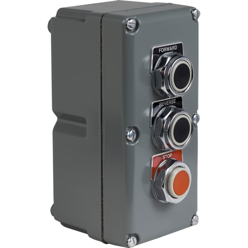 Square-D / Schneider - Square D 9001KYK31 600 VAC 10 Amp 3NO 3NC NEMA 1/3/4/13 Die-Cast Zinc Push Button Control Station