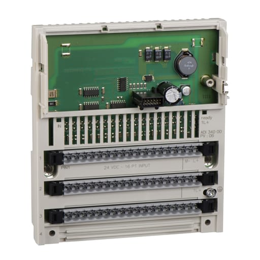 Square-D / Schneider - Square D 170ADI54050 125 x 47.5 x 141.5 mm 120 VAC 125 mA 16-Channel Discrete Input Base