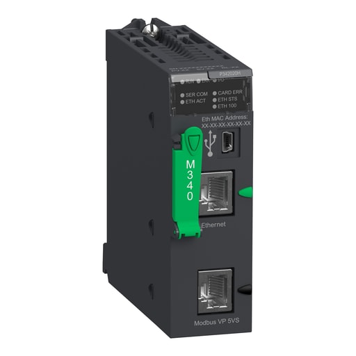 Square-D / Schneider - Square D BMXP342020H 4096 kB 2 Ethernet Network Ruggedized Processor PLC Module