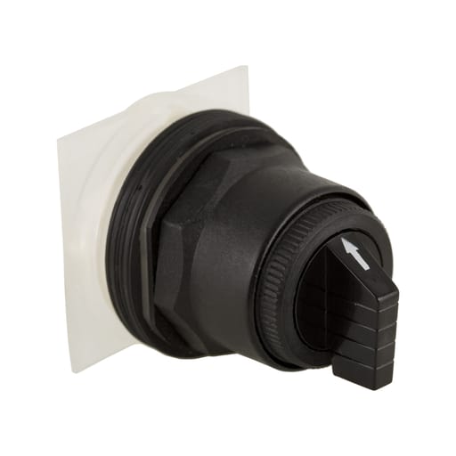 Square-D / Schneider - Square D 9001SKS53B 30 mm 3-Position Momentary/Maintained/Momentary Knob Non-Illuminated Selector Switch Operator