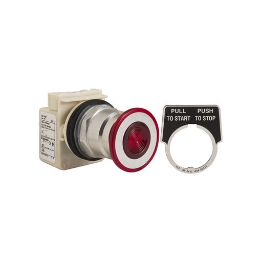 Square-D / Schneider - Square D 9001KR8P1RH25 30 mm 10 Amp 600 Volt Push Button