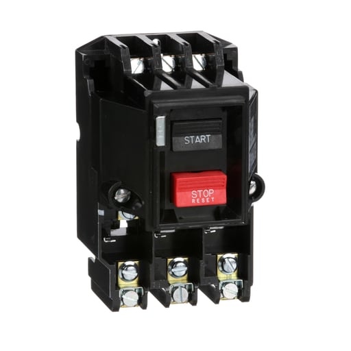 Square-D / Schneider - Square D 2510MBO2 600 VAC 18 Amp 5 Hp 3-Pole Open Type Non-Reversing Manual Starter