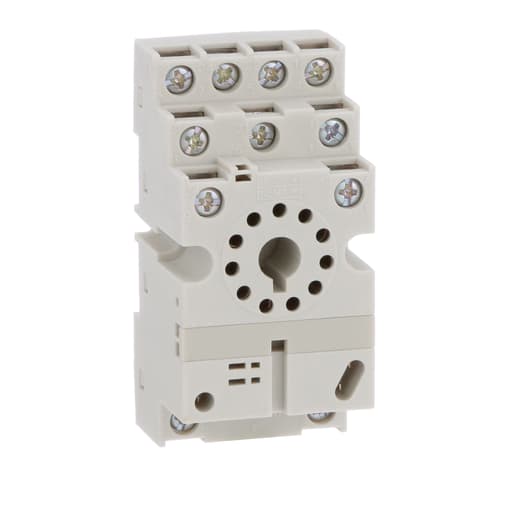 Square-D / Schneider - Square D 8501NR62B 300 VAC 10 Amp Din Rail/Direct Panel Mount Double Tier Relay Socket
