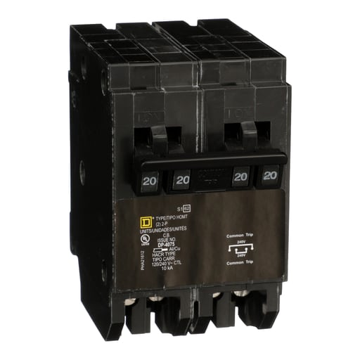 Square-D / Schneider - SQD HOMT220220 Quad tandem circuit