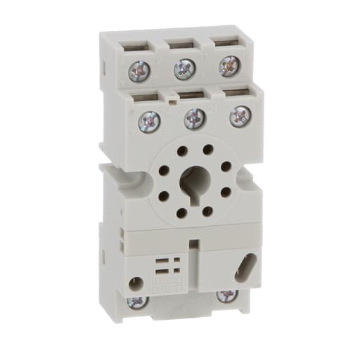 Square-D / Schneider - Square D 8501NR52B 300 VAC 10 Amp Din Rail/Direct Panel Mount Double Tier Relay Socket