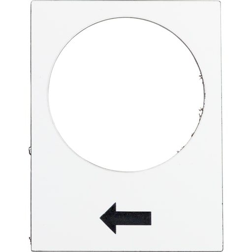 Square-D / Schneider - Square D ZB2BY4901 Raise Slow Double Insulated Legend Plate