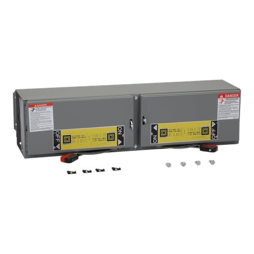 Square-D / Schneider - Square D QMJ363T 600 VAC 250 VDC 100 Amp 3-Pole Steel Panel/Surface Mount Fusible Panelboard Branch Switch Unit