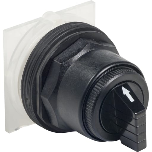 Square-D / Schneider - Square D 9001SKS63B 30 mm 3-Position Momentary/Maintained/Maintained Knob Non-Illuminated Selector Switch Operator