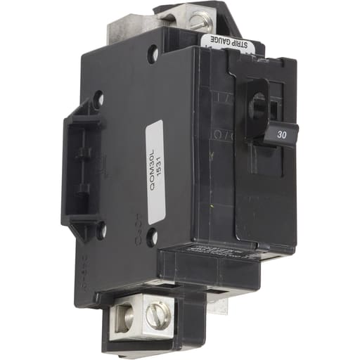 Square-D / Schneider - Square D QOM30L 1-Pole 30 Amp 120/240 Volt Miniature Circuit Breaker
