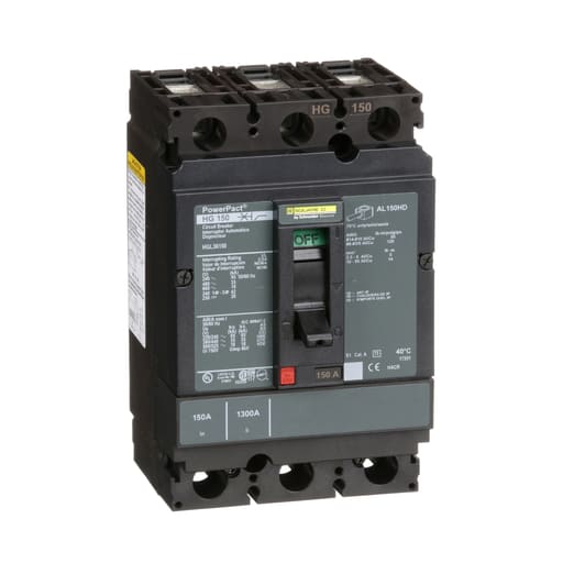 Square-D / Schneider - Square D HGL36150 600 Volt 150 Amp Molded Case Circuit Breaker