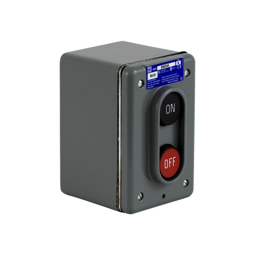 Square-D / Schneider - Square D 9001BW245 600 VAC 5 Amp 1NO 1NC NEMA 4 Die-Cast Zinc Push Button Control Station