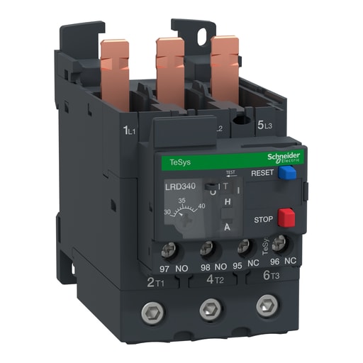 Square-D / Schneider - Square D LR3D340 600 Volt 25 to 40 Amp 3-Pole Bi-Metallic Screw Clamp Terminal Thermal Overload Relay