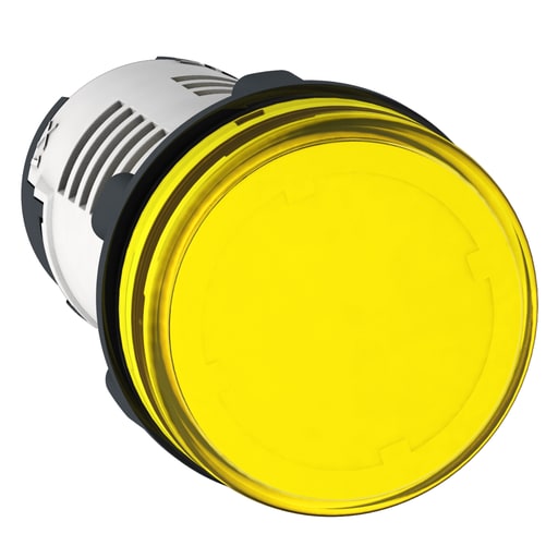 Square-D / Schneider - Square D XB7EV05BP MONOLITHIC PILOT LED 24V YELLOW