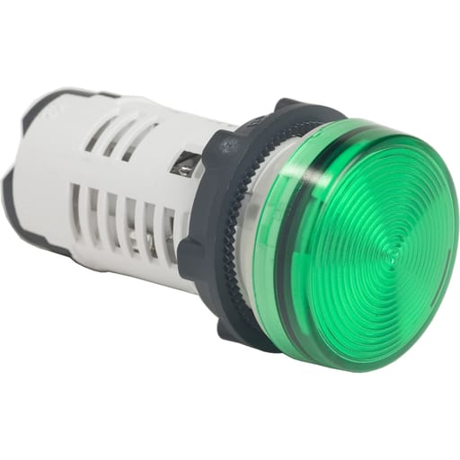 Square-D / Schneider - Square D XB7EV03GP 120 VAC 14 mA Green Pilot Light with Integral LED