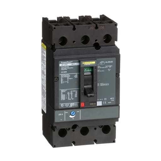 Square-D / Schneider - Square D JDL36200 600 Volt 200 Amp Molded Case Circuit Breaker