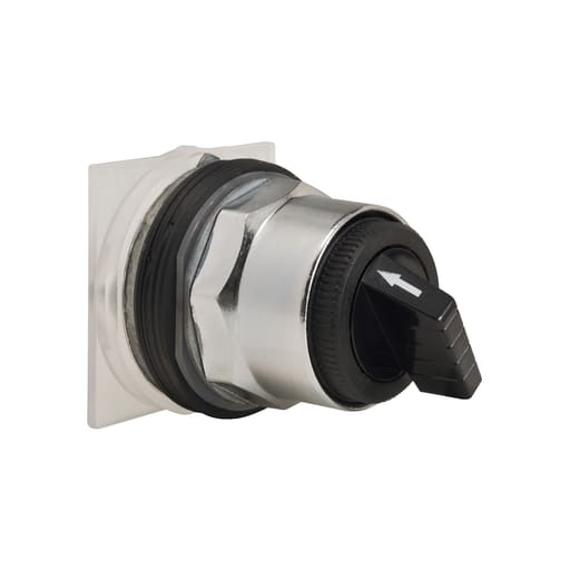 Square-D / Schneider - Square D 9001KS34B 30 mm 2-Position Black Maintained/Momentary Knob Non-Illuminated Selector Switch Operator