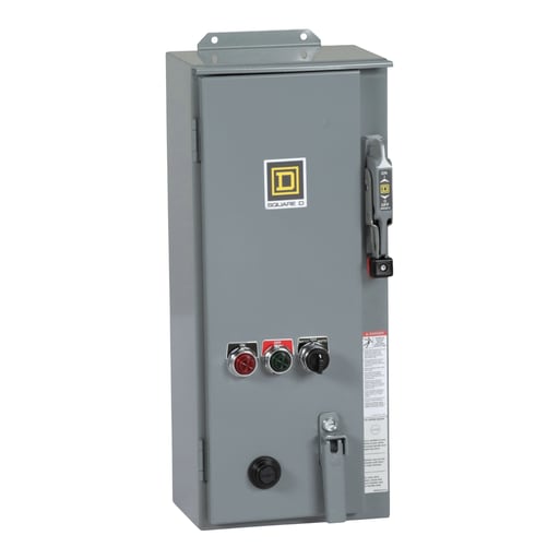 Square-D / Schneider - Square D 8538SCASP3 480/600 VAC 5 to 10 Hp NEMA 12 Full Voltage Non-Reversing Combination Starter