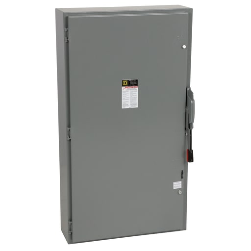 Square-D / Schneider - Square D H366 600 VAC 600 Amp 3-Pole Class H/J/K/L/R Fusible Heavy Duty Safety Switch