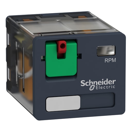 Square-D / Schneider - Square D RPM31F7 120 VAC 15 Amp 3NO 3NC Din Rail/Panel Mount Plug-In Relay