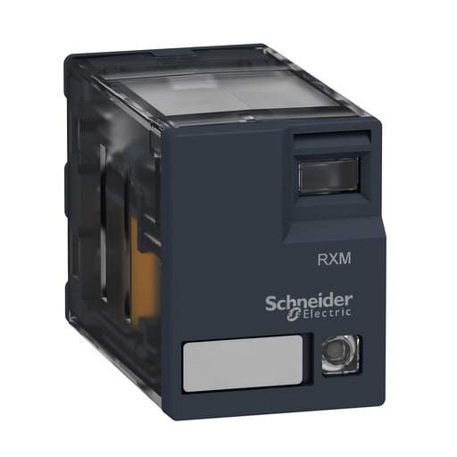Square-D / Schneider - Square D RXM2AB3BD 24 VDC 12 Amp 2CO DPDT Din Rail/Panel Mount Miniature Plug-In Relay