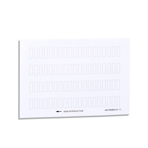 Square-D / Schneider - Square D ZBY4100 8 x 27 mm Push Button Peel Off Legend