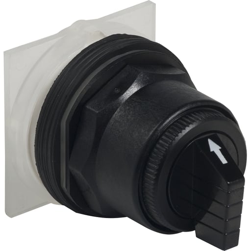 Square-D / Schneider - Square D 9001SKS52B 30 mm 3-Position Momentary/Maintained/Momentary Knob Non-Illuminated Selector Switch Operator