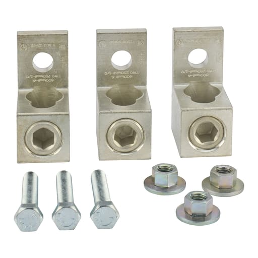Square-D / Schneider - Square D DASKP600 4 AWG Stranded to 600 kcmil and 1/0 AWG Stranded to 250 kcmil Low Voltage Transformer Lug Kit