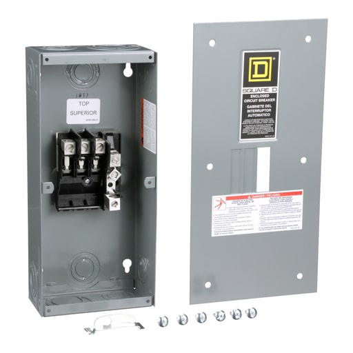 Square-D / Schneider - Square D QO3100BNF 100 Amp 5.88 x 3.38 x 13.12 Inch Steel NEMA 1 Flush Mount Circuit Breaker Enclosure