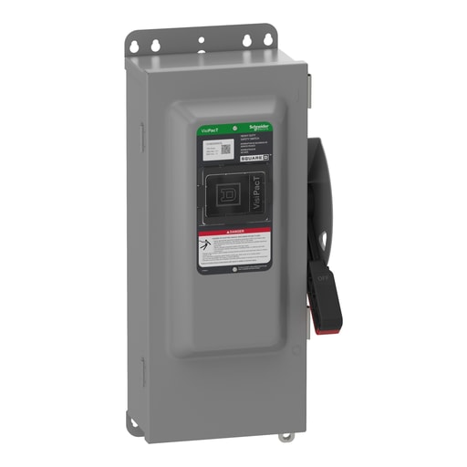 Square-D / Schneider - Square D VH363AWKGL SAFETY SWITCH, F 3P 600V 100A N12 W/GRD LUG