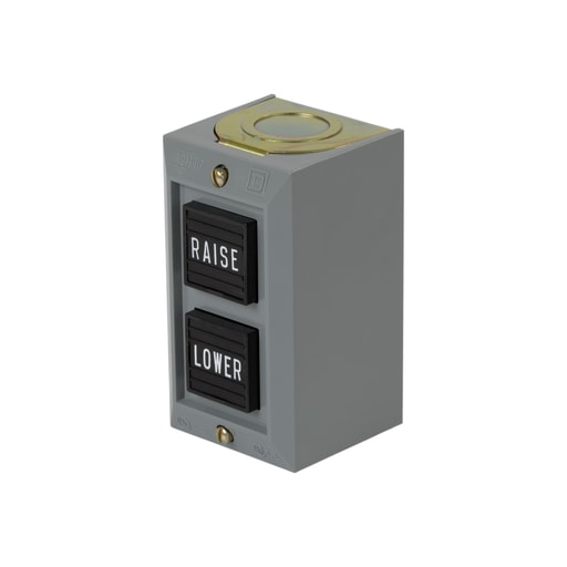 Square-D / Schneider - Square D 9001BG209 600 VAC 5 Amp 2NO NEMA 1 Plastic Push Button Control Station