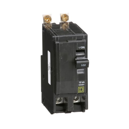 Square-D / Schneider - Square D QOB2100 Miniature Circuit Breaker 100A 120/240V 1Ph 2P , Bolt-On
