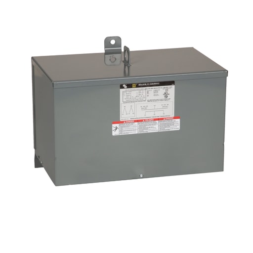 Square-D / Schneider - Square D 15T75F 15 kVa 480 VAC Delta Primary 240 VAC Delta Secondary Dry Type General Purpose Transformer