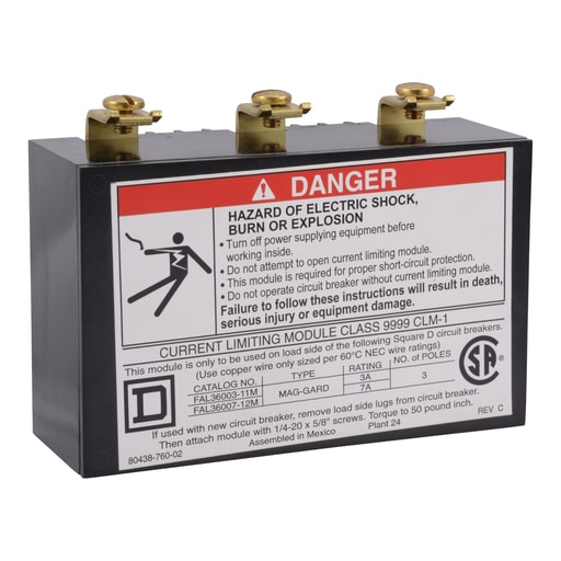 Square-D / Schneider - Square D 9999CLM1 3/7 Amp Circuit Breaker Current Limiting Module
