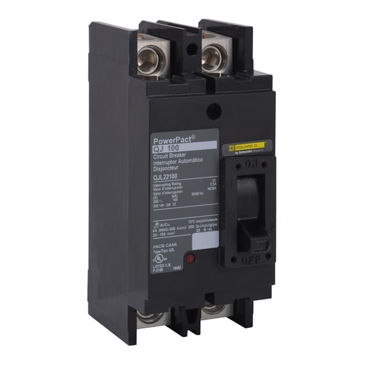 Square-D / Schneider - Square D QJL22150 100 Amp 240 Volt Molded Case Circuit Breaker