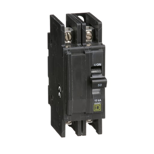 Square-D / Schneider - Square D QOU250 120/240 Volt 50 Amp Miniature Circuit Breaker