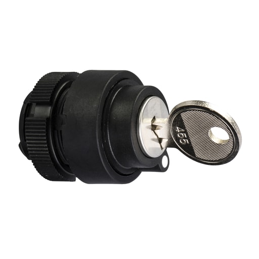 Square-D / Schneider - Square D ZA2BG4 22 mm 2-Position Maintained Key Non-Illuminated Selector Switch Operator