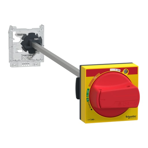 Square-D / Schneider - Square D GV2APN02 NEMA 1/12 Red/Yellow Door Operating Mechanism Kit with Trip Indication