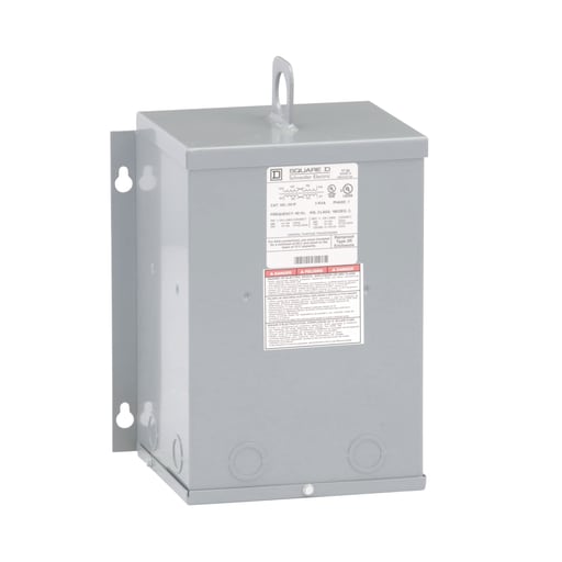 Square-D / Schneider - Square D 3S1F 240 x 480 VAC Primary 120/240 VAC Secondary Dry Sealed Transformer