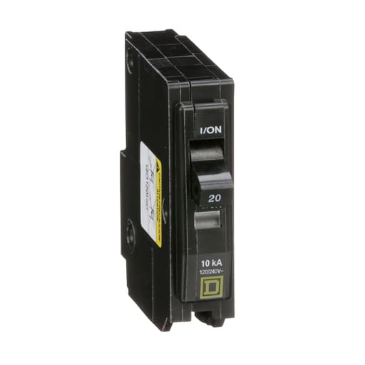 Square-D / Schneider - Square D QO120HID 120/240 Volt 20 Amp Miniature Circuit Breaker