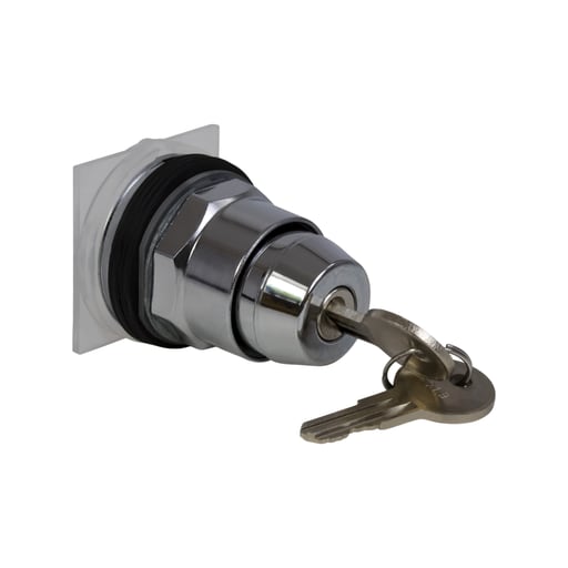 Square-D / Schneider - Square D 9001KS12K1 30 mm 2-Position Maintained Key Non-Illuminated Selector Switch Operator