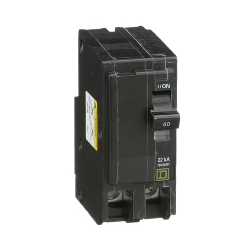 Square-D / Schneider - Square D QO260VH Miniature Circuit Breaker 60A 120/240V 2P 1Ph , Plug-On