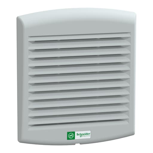 Square-D / Schneider - Square D NSYCAG125LPF 115 Volt IP54 Gray Injected Thermoplastic Ventilation Outlet Grill