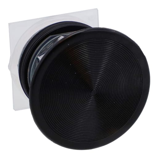 Square-D / Schneider - Square D 9001KR5B 30 mm Black Body Metal Bezel Momentary Mushroom Round Non-Illuminated Push Button Operator