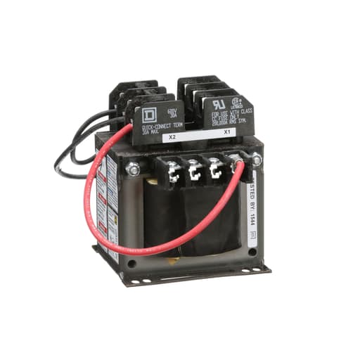 Square-D / Schneider - Square D 9070TF250D3 250 VA 208 VAC Primary 120 VAC Secondary 1-Phase Control Transformer