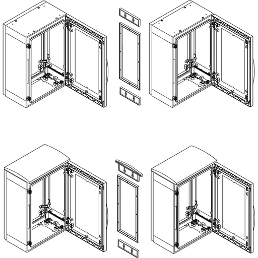 Square-D / Schneider - SQD NSYSUPLA4TG Additional aestheti