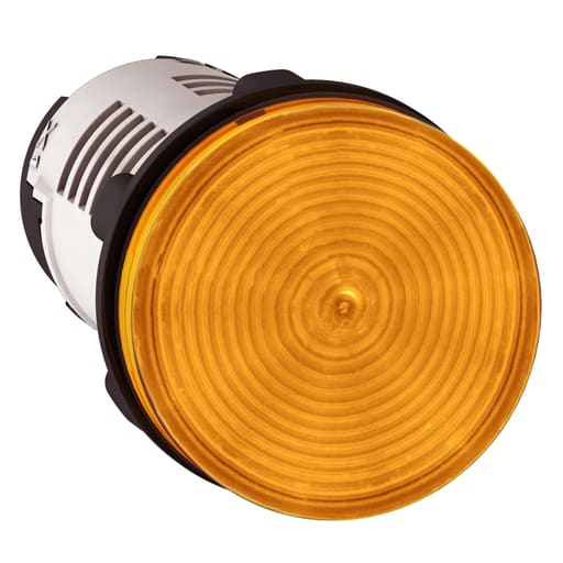 Square-D / Schneider - Square D XB7EV08BP MONOLITHIC PILOT LIGHT - LED - ORANGE - 24V