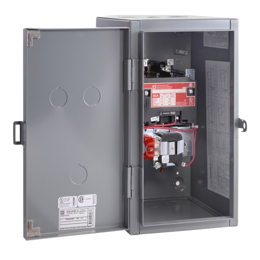 Square-D / Schneider - Square D 8903SPG4V02 110/120 VAC 60 Amp 5-Pole NEMA 1 Electrically Held Lighting Contactor