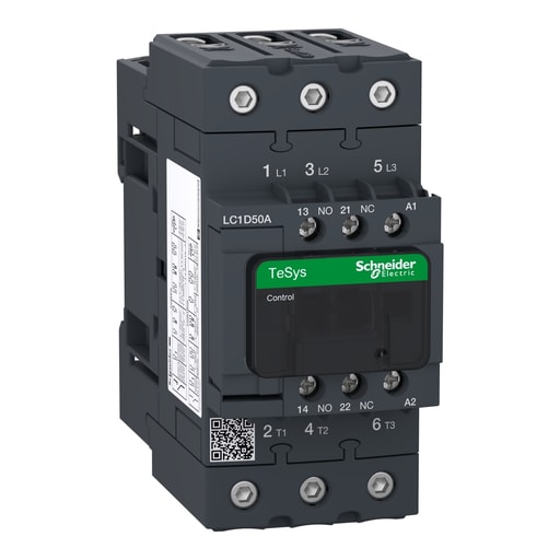Square-D / Schneider - Square D LC1D50ALE7 TESYS D 3P EVERLINK AC CONTACTOR
